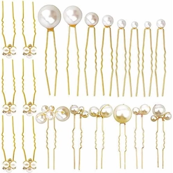 30 count Wedding Hair Pins for Brides Bridal, Elegant Rhinestones Hair Pins Updos Hair Hair Accessories for Brides Bridesmaid Women ()