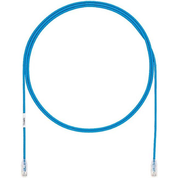 30 ft. 28AWG Cat6A CM LSZH UTP Patch Network Cable, Blue