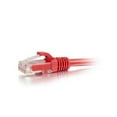 thumbnail image 1 of 30 ft. Cat6A Snagless Unshielded UTP Network Patch Ethernet Cable, Red, 1 of 1