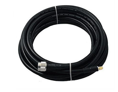 30 ft LMR 400-series Equivalent Low Loss Cable, SMA-Male to SMA-Male Connectors