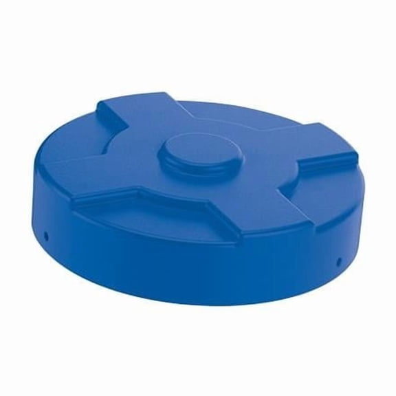 30 gal Drum Recycling Lid with Flaps - Black