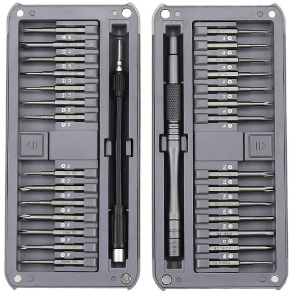 30 in 1 Magnetic Precision Screwdriver Set, Extended Bit Repair Tool Kit for Electronics and Device Repair