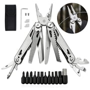 AIDMAPS Multitool Pliers 30-in-1 Stainless Steel Multi Tool with 12-Piece Bit Set and Sheath
