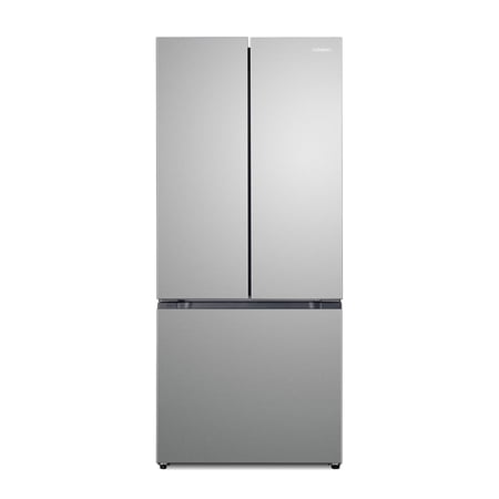 Cosmo 30 in. Vista Collection 17.5 cu. ft. Counter Depth 3-Door French Door Refrigerator, Freezer Drawer, Stainless Steel