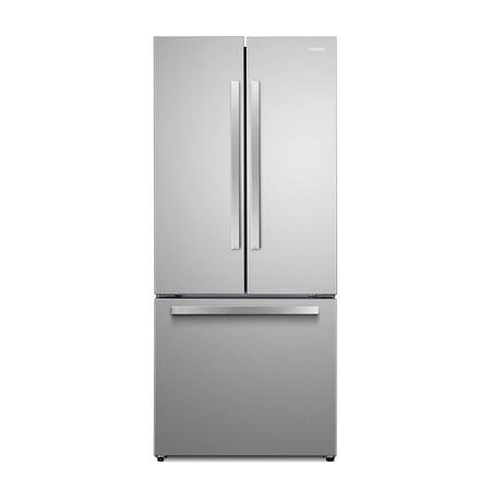 Cosmo 30 in. Vista Collection 17.5 cu. ft. Counter Depth 3-Door French Door Refrigerator, Freezer Drawer, Stainless Steel