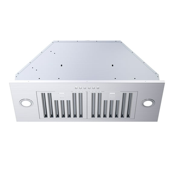 30 in. 900 CFM Convertible Insert Range Hood with 4-Speed Control,Low Noise,Long-term Warranty,Lights in Stainless Steel