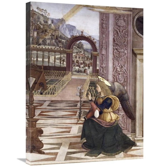30 in. Annunciation - Detail Art Print - Bernardino Pinturicchio