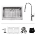 thumbnail image 1 of 30 in. Apron Front Single Bowl Sink - Chrome, 1 of 1