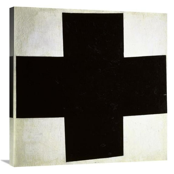 30 in. Black Cross Art Print - Kazimir Malevich