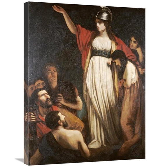 30 in. Boadicea Haranguing the Britons Art Print - John Opie