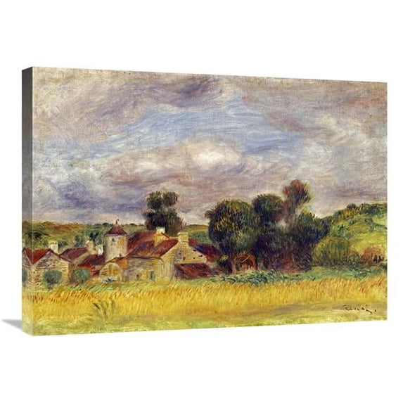 30 in. Brittany Countryside Art Print - Pierre-Auguste Renoir