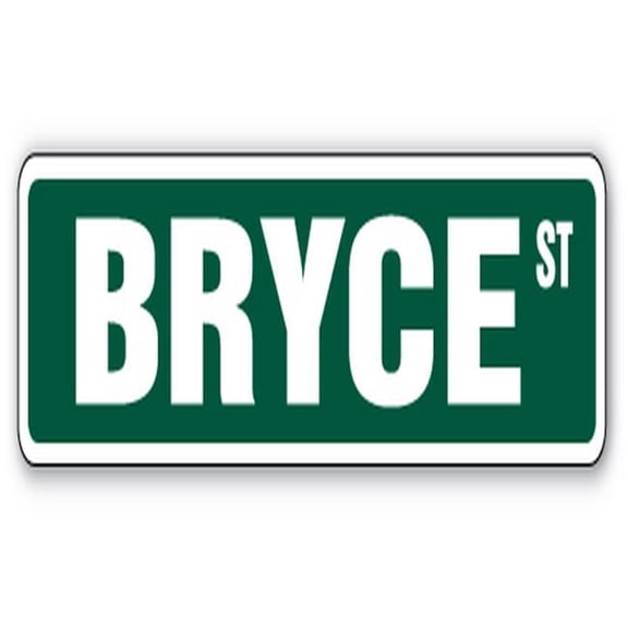 30 in. Bryce Street Childrens Name Room Sign