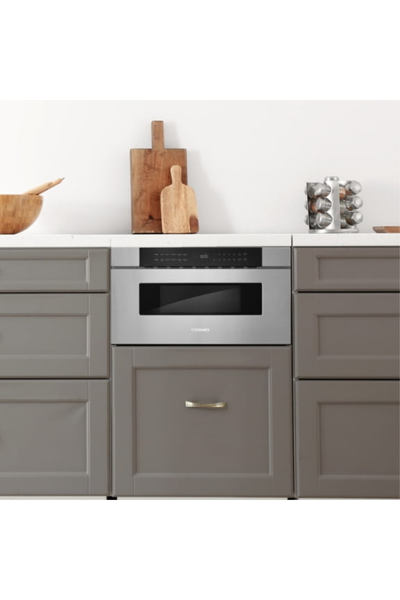 30 in. Built-in Microwave Drawer with Automatic Presets, Touch Controls, Defrosting Rack and 1.2 cu. ft. Capacity in Stainless Steel