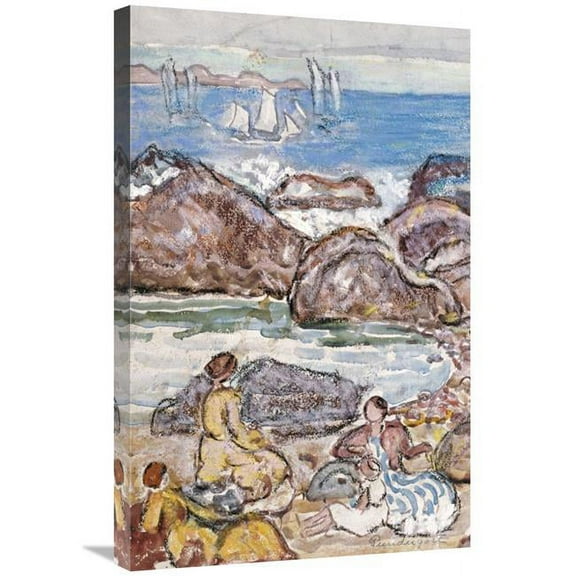 30 in. By the Sea Art Print - Maurice Brazil Prendergast