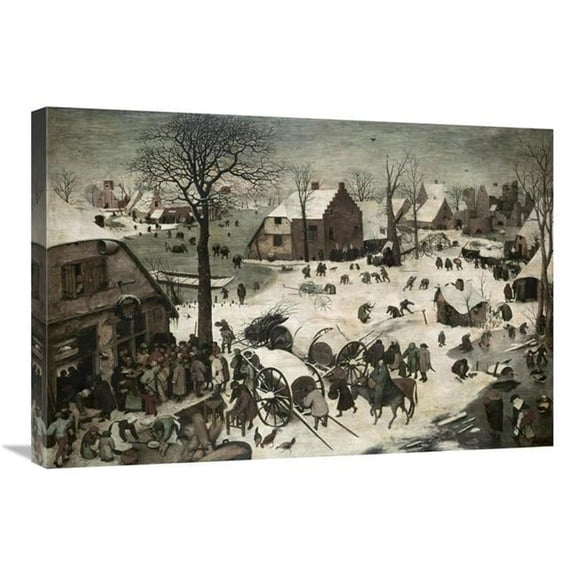 30 in. Census at Bethlehem Art Print - Pieter Bruegel The Elder