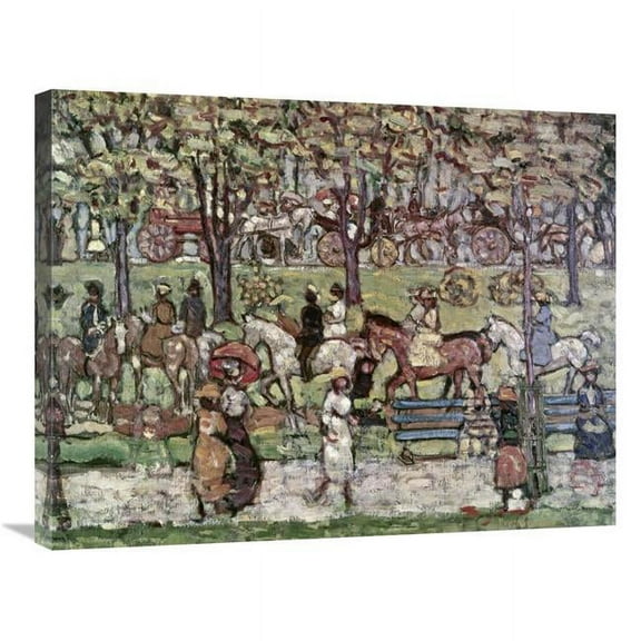30 in. Central Park in 1903 Art Print - Maurice Brazil Prendergast