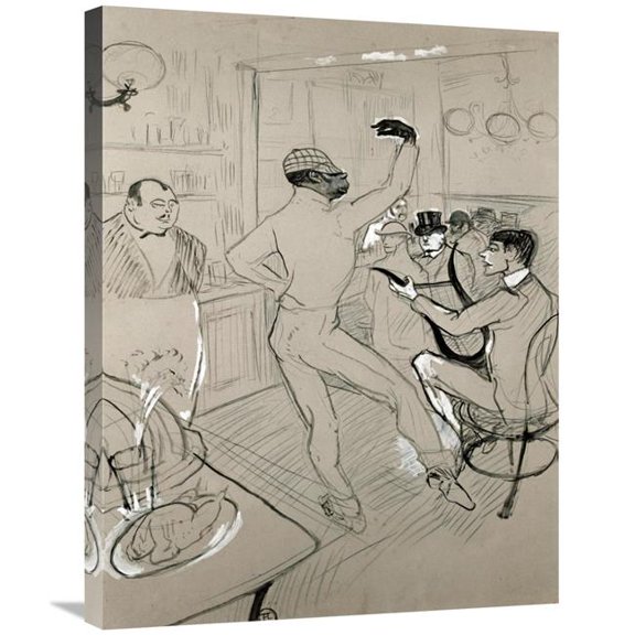 30 in. Chocolat Dansant Art Print - Henri Toulouse-Lautrec