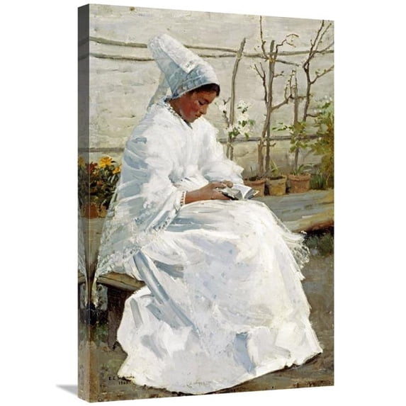 30 in. Communion Day Art Print - Edward Emerson Simmons