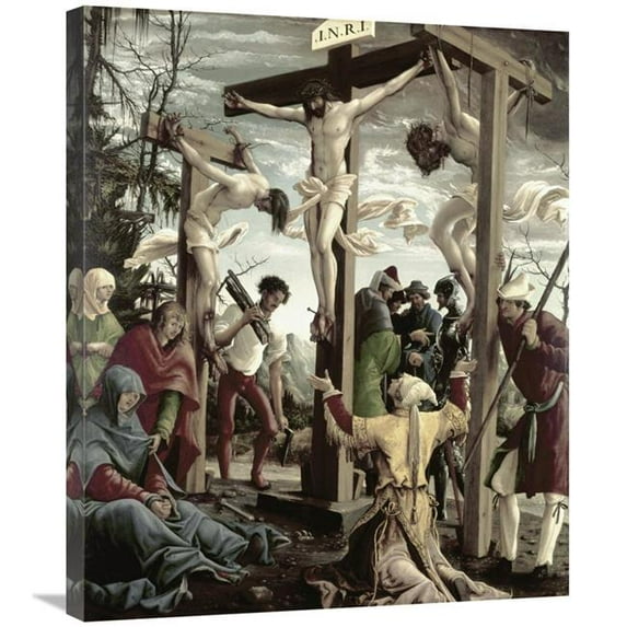 30 in. Crucifixion Art Print - Albrecht Altdorfer