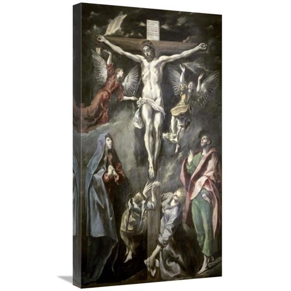 30 in. Crucifixion Art Print - El Greco