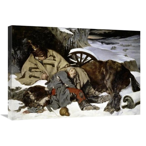 30 in. Episode of the Russian Retreat Art Print - Joseph Fernand Boissard De Boisdenier