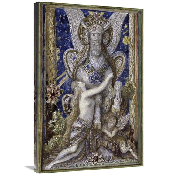 30 in. Europa Art Print - Gustave Moreau