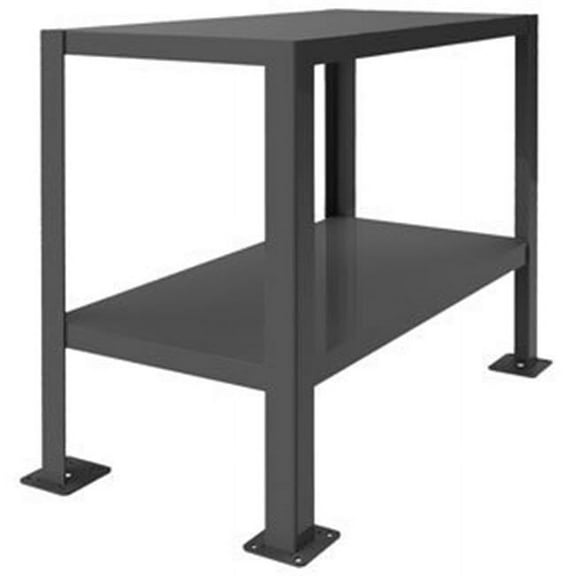 30 in. Extra Heavy Duty Machine Table, Gray - 3000 lbs
