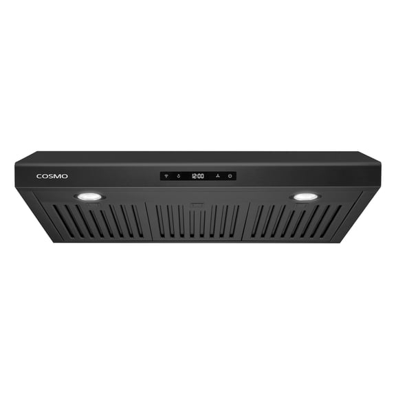30 in. Haven Collection Ducted Under Cabinet Range Hood, Touch Controls, LED Lights in Matte Black