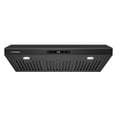 thumbnail image 1 of 30 in. Haven Collection Ducted Under Cabinet Range Hood, Touch Controls, LED Lights in Matte Black, 1 of 15