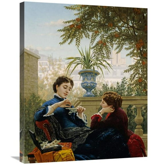30 in. Idle Moments Art Print - Louis Pinel De Grandchamp