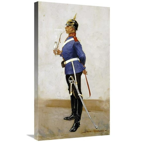 30 in. Infantry Officer, Full Dress Art Print - Frederic Remington