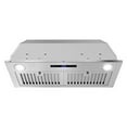 thumbnail image 1 of 30 in. Insert Range Hood with Soft Touch Controls in Stainless Steel, 1 of 1