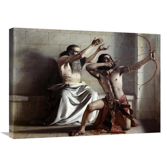 30 in. Joas Shoots the Arrow of Redemption Art Print - William Dyce