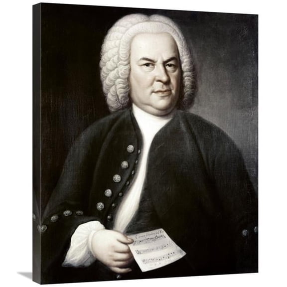 30 in. Johann Sebastian Bach Art Print - Elias Gottlob Haussman