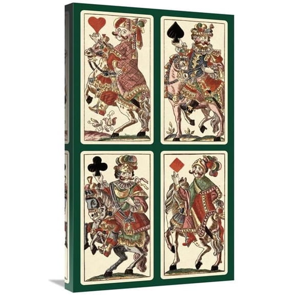 30 in. Knights - Bauern Hochzeit Deck Art Print - Andreas Benedictus Gobl