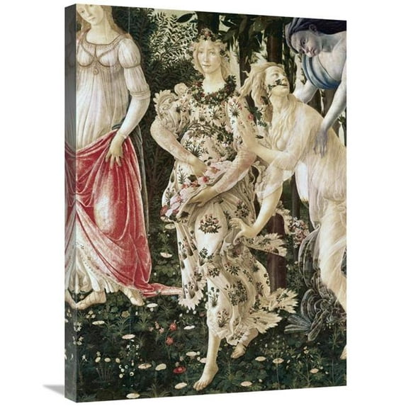 30 in. La Primavera - Detail Art Print - Sandro Botticelli