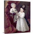thumbnail image 1 of 30 in. Lord Grey & Lady Mary West As Children Art Print - William Hogarth, 1 of 1