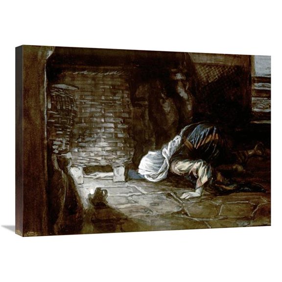 30 in. Lost Piece of Silver Art Print - James Tissot