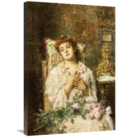 30 in. Love Offerings Art Print - Alexei Alexeiewitsch Harlamoff