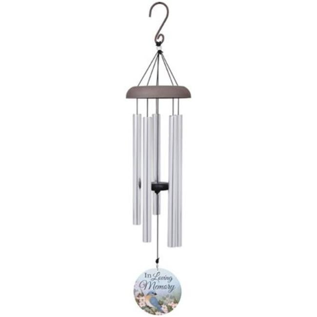 Carson Home Accents 272768 30 in. Wind Chime - Picture Perfect-in Loving Memory