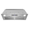 thumbnail image 1 of 30 in. Lumin Collection Ducted Insert Range Hood, Touch Controls, LED Lights, Stainless Steel, 1 of 17