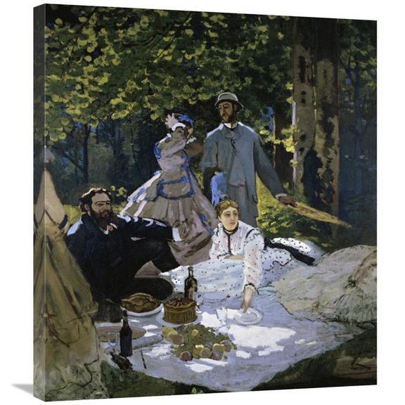 30 in. Luncheon on the Grass Art Print - Claude Monet