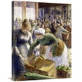 thumbnail image 1 of 30 in. Market at Pontoise, Paris Art Print - Camille Pissarro, 1 of 1