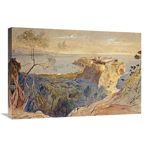 30 in. Monaco Art Print - Edward Lear