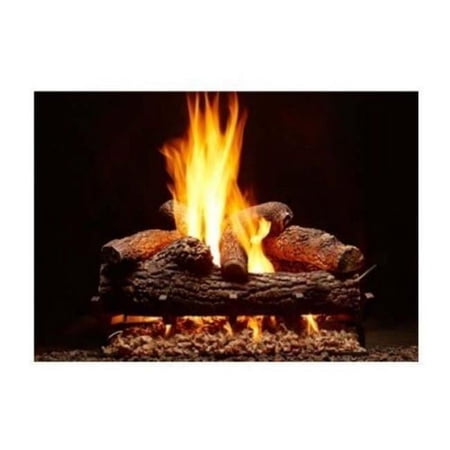 30 in. Mountain Hearth Great Lakes Refractory Log Set, Oak - 6 Piece