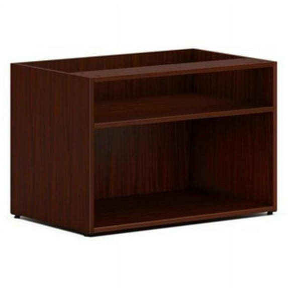 30 in. Open Storage Credenza, Mahogany