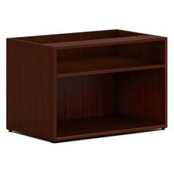 30 in. Open Storage Credenza, Mahogany