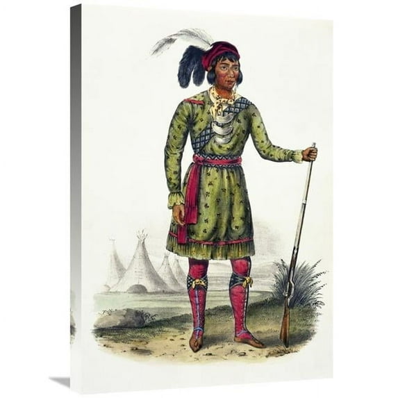 30 in. Osceola, A Seminole Leader Art Print - Thomas Lorraine Mckenney