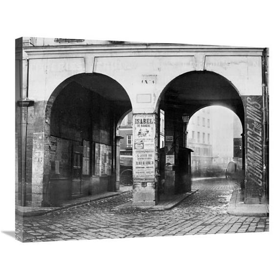 30 in. Paris, About 1865 - The Double Doorway, Rue De La Ferronnerie Art Print - Charles Marville