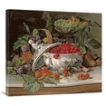 thumbnail image 1 of 30 in. Plums, Grapes & Raspberries Art Print - Sophus Pedersen, 1 of 1